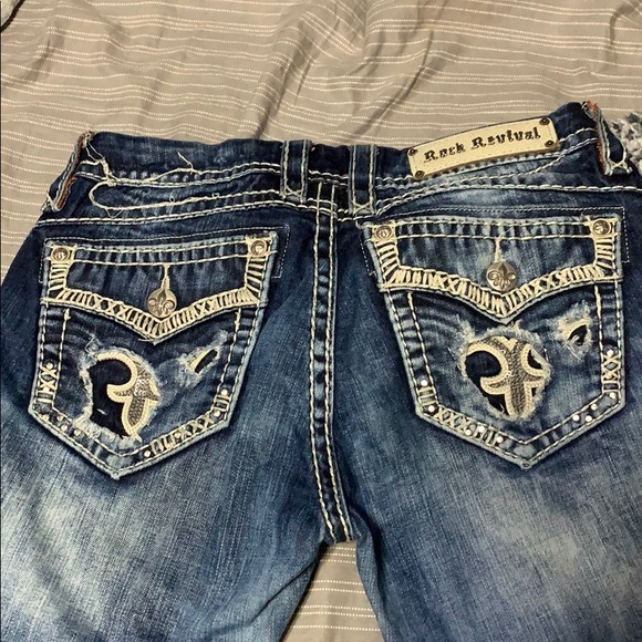 Boot Cut Rock Revival Jeans - Picture 1 of 5